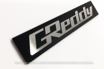 GReddy Plenum Emblem (Svart på Silver)